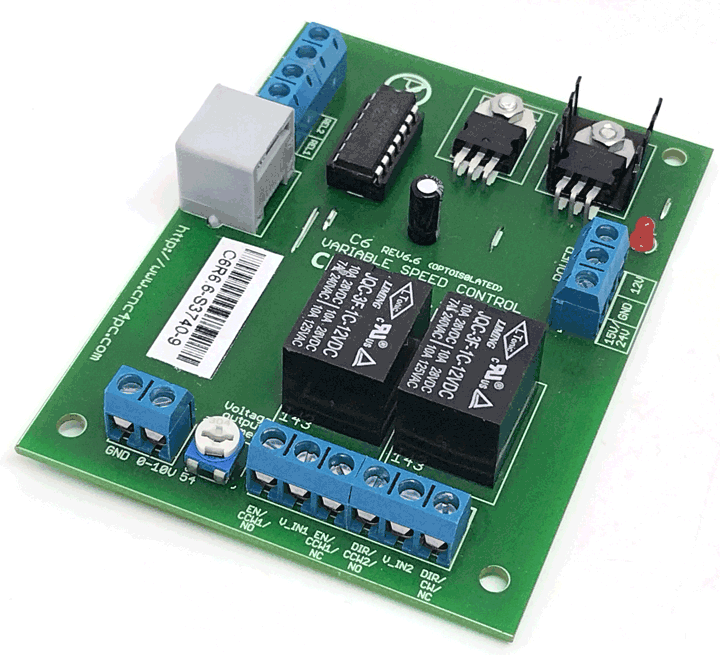 C6 Variable Speed Control Board for CNC Spindle / VFD Control