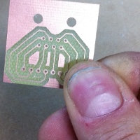 Duncan's PCB (Printed Circuit Board) Milled by the blackToe CNC Machine