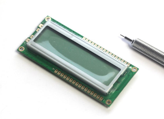 16x2 L16x2 LCD display module for microcontroller and electronics projectsD (Liquid Crystal Display)