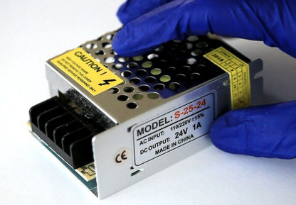 24V 1A DC switching power supply for CNC interfaces and laser controllers