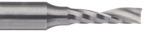 variant image of LMT Onsrud 63-718 Solid Carbide Upcut Spiral O Flute Cutting Tool, Inch, Uncoated (Bright) Finish, 21 Degree Helix, 1 Flute, 2.0000" Overall Length, 0.1875" Cutting Diameter, 0.2500" Shank Diameter