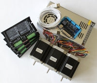 3-axis CNC electronics combo with NEMA 24 motors drivers power supply and controller