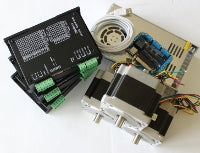 3-axis CNC electronics combo with NEMA 34 motors drivers power supply and controller
