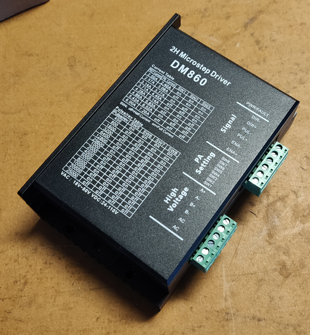 6.0 amp DM860 stepper motor driver for CNC machines and laser cutters