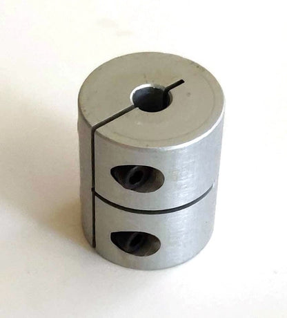 1/2 inch to 1/4 inch rigid aluminum shaft coupling for CNC motor and lead screw
