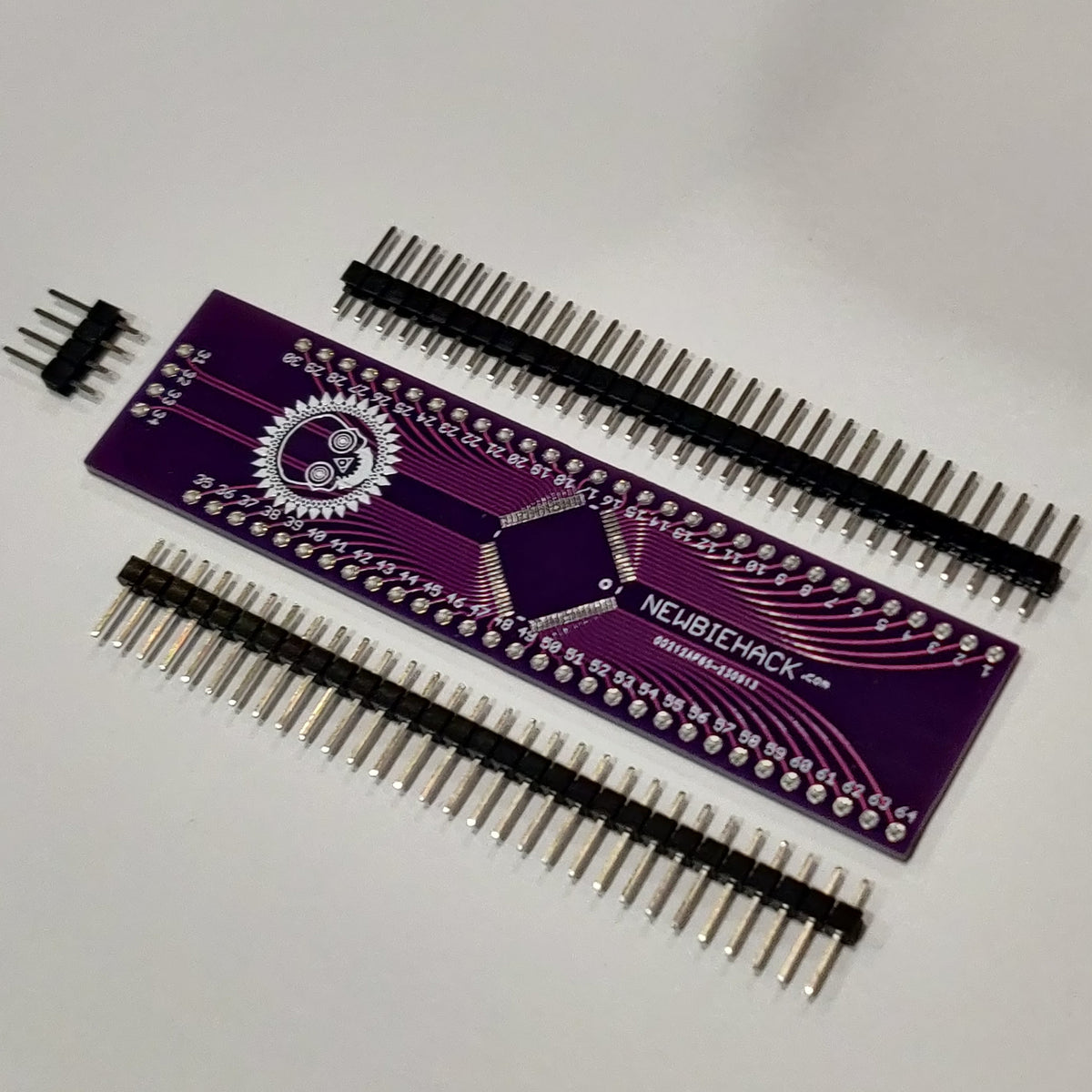64 Pin LQFP Breakout (3 Sided Configuration)