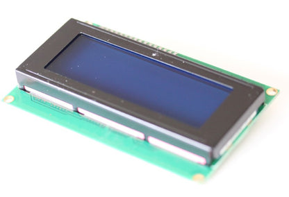 20x4 LCD display with I2C interface for microcontroller projects