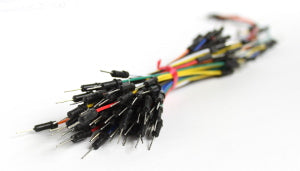 65-piece male-to-male jumper wire bundle for breadboard prototyping