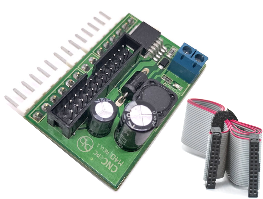 MASSO Relay Connector Board with 26-Pin Ribbon Cable for Relay and Breakout Board Integration