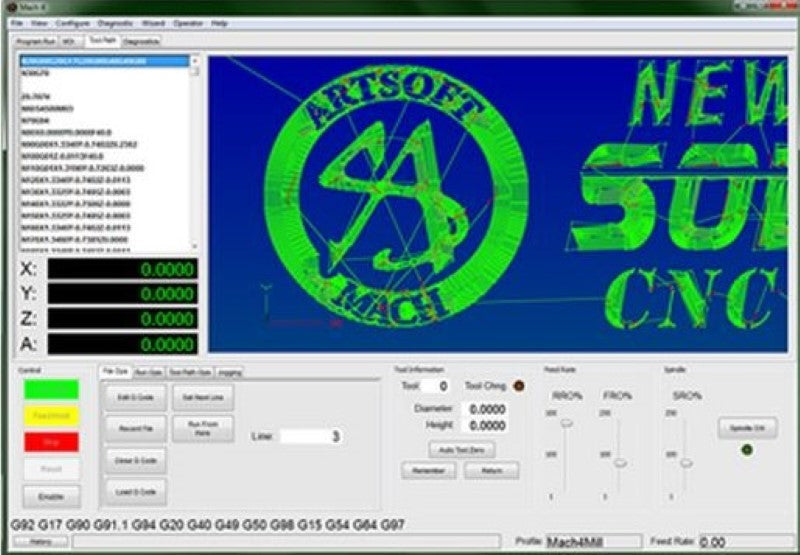 Mach4 CNC Control Software — advanced Windows CNC motion control