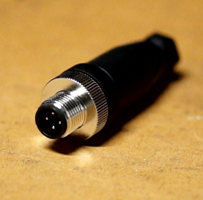 M12 4-Pin-Sensorstecker A-codiert (für Näherungs-, End- und Not-Aus-Schalter sowie andere Sensoren)