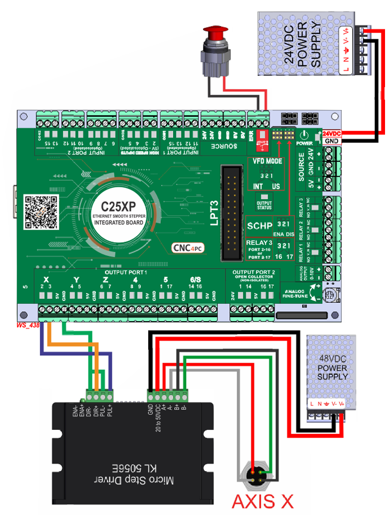 C25XP Professional Wiring Add-On for Ethernet Smooth Stepper - Enhanced Interface & Safety Features