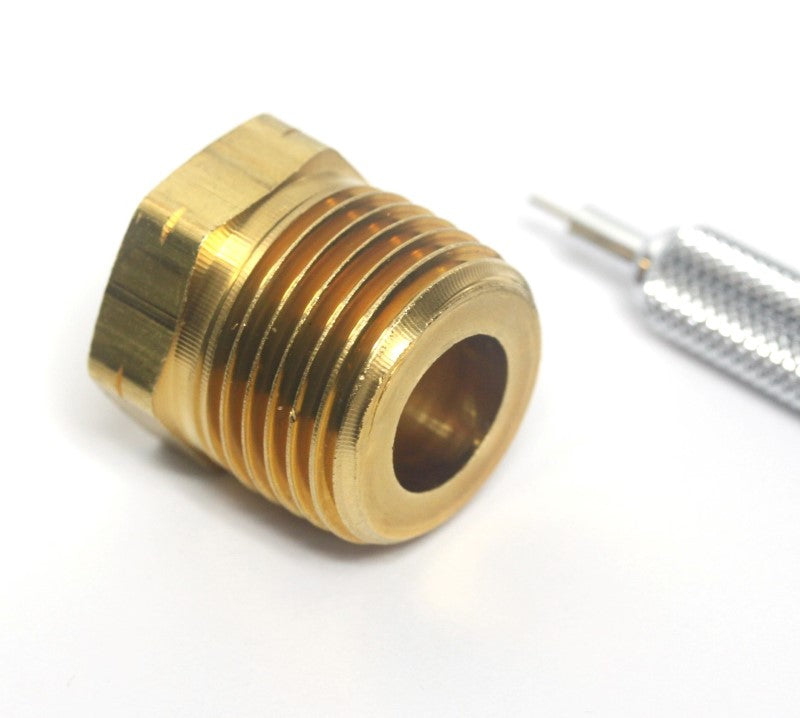 Tube Fitting 1/4" NPT Female Inside Thread to 1/2" NPT Male Outside Thread