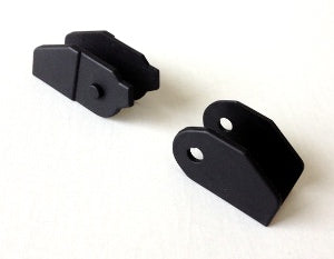 0.7 inch by 0.6 inch cable carrier bracket set for CNC cable chain mounting