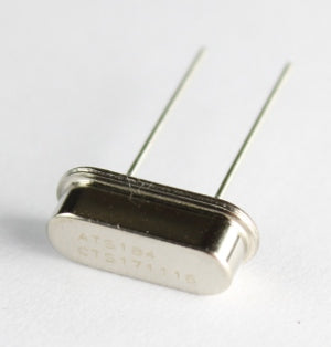 18.432 MHz quartz crystal oscillator for UART baud rate microcontroller communication