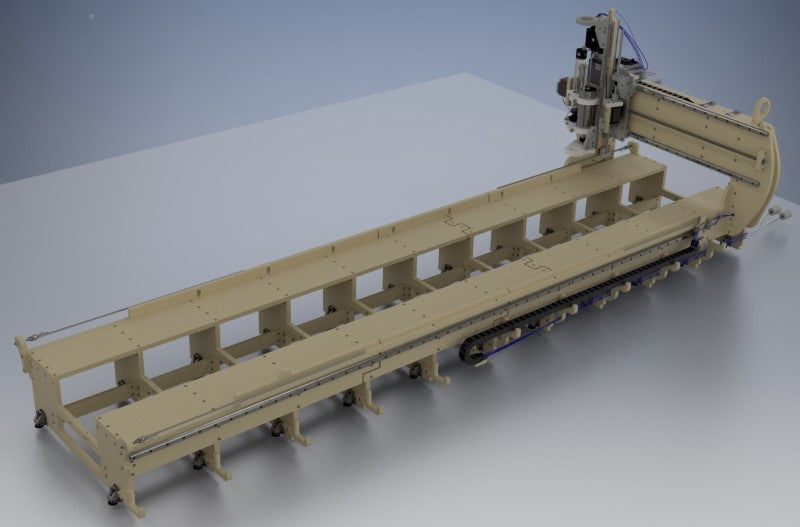 greenBullV2 CNC Router, size: 02x08, angle: flat, f1: no 4th axis, f2: no laser gantry, f3: no laser on head