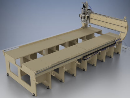 greenBullV2 CNC Router, size: 04x08, angle: flat, f1: no 4th axis, f2: no laser gantry, f3: no laser on head